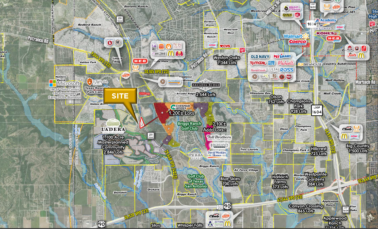 NWC TX-211 & W. Grosenbacher Rd, San Antonio, TX 78245